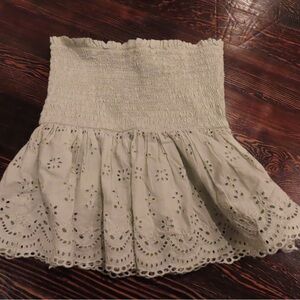 American Eagle Outfitters Light Green Tube Top